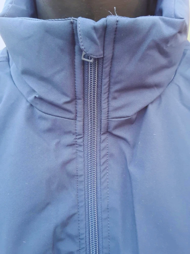 Pánská bunda na zimu, hladká, velikost 8XL v tmavě modré barvě 