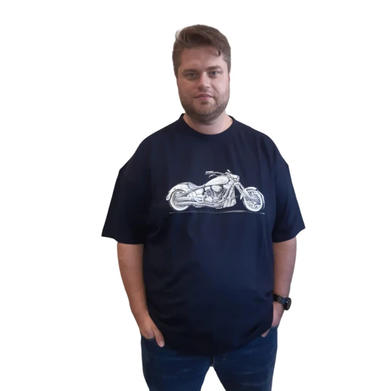 Pánské tričko Motorka Rebelion | ROMANTYKXXL