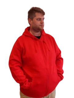Pánská mikina s kapucí na zip