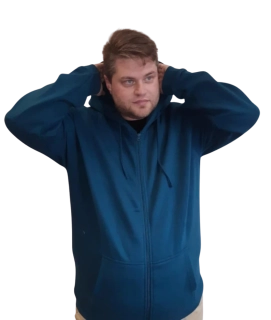Pánská mikina s kapucí na zip