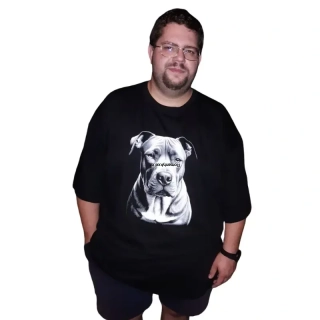 ROMANTYKXXL pánské tričko s potiskem Pitbull 