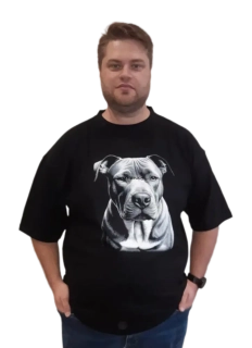 ROMANTYKXXL pánské tričko s potiskem Pitbull 