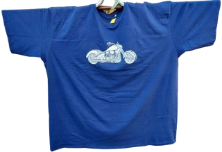 ROMANTYKXXL pánské tričko s potiskem Motorka Rebelion