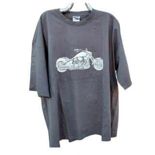 ROMANTYKXXL pánské tričko s potiskem Motorka Rebelion