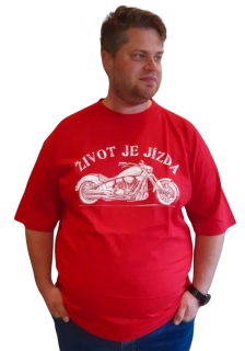 Pánské tričko Život je jízda | ROMANTYKXXL
