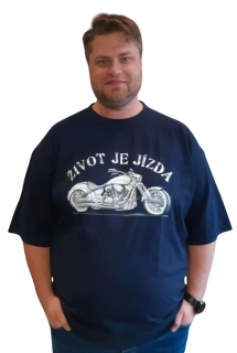 ROMANTYKXXL pánské tričko Život je jízda 