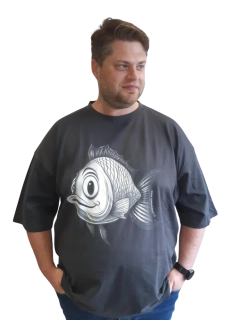 ROMANTYKXXL - pánské tričko Rybička s vykulenýma očima 