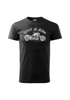 Pánské tričko Život je jízda | ROMANTYKXXL